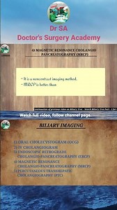 ERCP Vs MRCP | Biliary Imaging | #surgery | #anatomy | #drsa | #shorts
