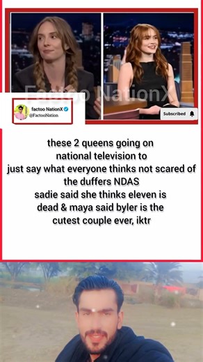 Sadie Sink Says Eleven Is Dead, Maya Hawke Ships Byler | National TV Chaos