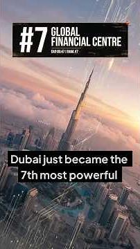 What Dubai's #7 Ranking Means For Global Markets In 2026 #dubai #finance #analysis