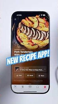 Apple added a new recipe manager with iOS 18.4!