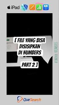What files can be inserted into the Numbers iWorks application? Answer Part 2 #ipada16