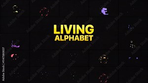 Add a splash of creativity to your projects with the Living Alphabet Part2 motion graphics pack. This collection features animated letters, numbers, and symbols with vibrant liquid, doodle-inspired de