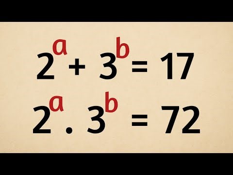 Hardest Math Problem in the World | Math Olympiad | Exponential Algebra Problem