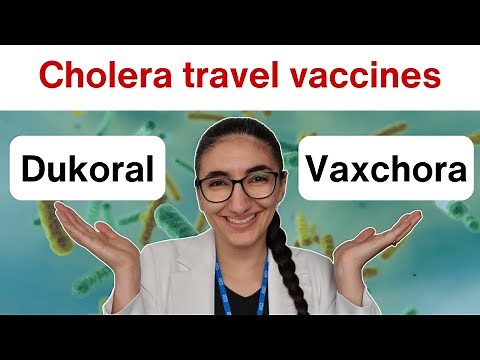 Cholera travel vaccines: Dukoral and Vaxchora