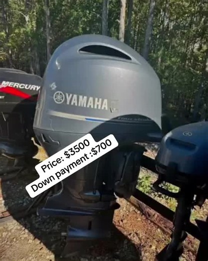 2018 F150 227 original hours 20 inch motor Standard rotation 195-200psi on all 4 cylinders Power tilt trim 42psi fuel pressure Fully serviced ready to go Complete complete with controls. #yamaha #boating #fishing #outboard #marine