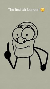 The first air bender!🤣 (4k memes) #shorts #ricoanimation_uk #animationmeme #comedy #memes #viral | Rico animation1