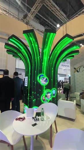 LED Tree of Light Installation at Forex Expo Dubai | Event Technology UAE