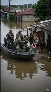 Army Flood Rescue Operation Saves Trapped Families | Disaster Relief Mission