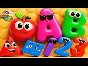 Ultimate ABC & 123 Learning for Toddlers! | Shapes, Colors, and Songs Inside
