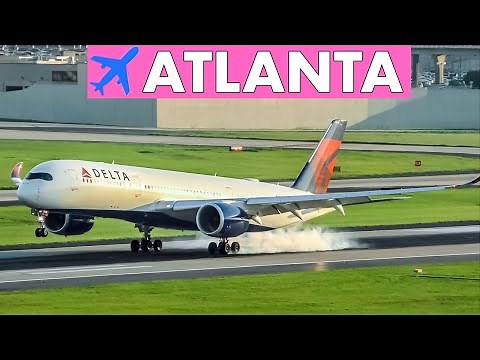 Great PLANE SPOTTING at Atlanta Airport | 30mins