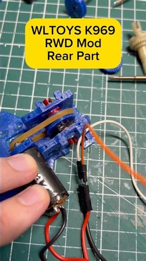 Belt-Drive Upgrade on WLtoys K969 #rccars #k969 #drifting