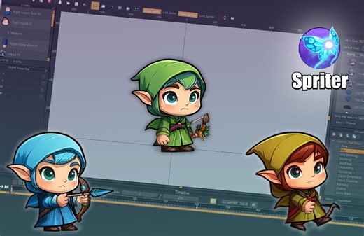 Archer- 2D Animated Character (Spriter) by Gamelauncher Shop