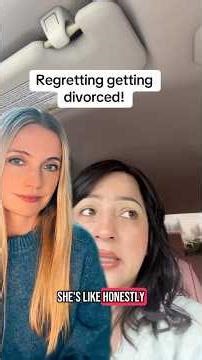 Woman regrets getting divorced…#shorts