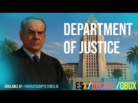 Department of Justice MDT System | FiveM Script | ESX/QBCORE/QBOX