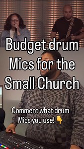 Finding quality sound for a smaller room shouldn’t exhaust your church’s budget! These mic options are perfect for getting a professional, balanced mix in a more intimate setting without over-investing. ⛪️🥁 Whether you are looking to capture the snap of a snare or the deep thump of the kick, these selections are proven workhorses for live worship: • Kick Drum: The Shure Beta 52A or Audix D6 provide that punchy, reliable foundation. • Snare: You can’t go wrong with the industry-standard Shure SM