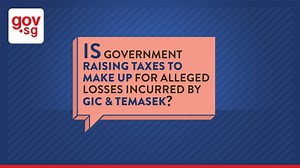 Got a minute? Watch this to learn how GIC and Temasek contribute to Singapore’s budget. P.S. it is not true that the Government raised taxes because of alleged losses by GIC and Temasek. More info: www.mof.gov.sg/policies/our-nations-reserves #Factually | gov.sg