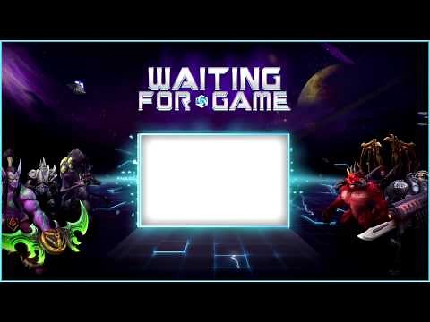 Twitch Graphics - HotS Waiting screen for PaulGG