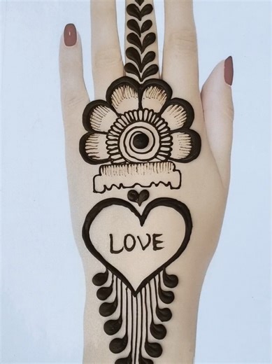 Easy Arabic trick mehndi design #pleaseunfreezemyaccount🥺🥺#mehndiart#hennamehndivip#fouyou#mehndidesign