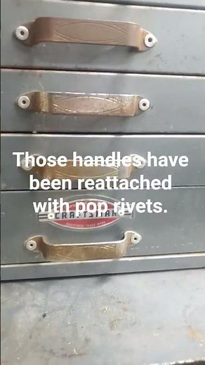 An old time survivor Craftsman tool box. #diy #garage #retro #oldschool