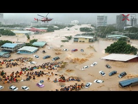 No Way Out: 480,000+ Stranded as Monster Flood Drowns Manila, Philippines — Sirens Everywhere!