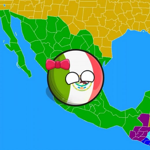 México quiere Texas Countryballs