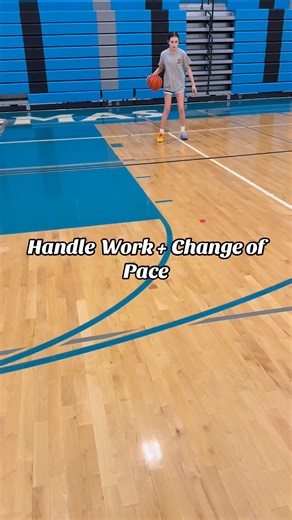 Northwest Magic Basketball on Instagram: "#HandleWork 💪🏽 Here’s a drill you can work on. Sequence: • Between → between (slow) • Between → between (skip) • Between → between (FAST) • Behind → behind (fast) • Set-up into an Iverson crossover Focus: ✔️ Change of pace ✔️ Change of speed ✔️ Tight handwork ✔️ Staying low & balanced 🔁 Reps on reps on reps Try it. Lock in. Tag Coach V when you do 👀🏀 Shoutout Michaela — 7th grader playing UP in the 8th grade division. Friday night EXTRA work 💪🏾 #N