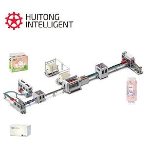 [Hot Item] Automatic High Speed Double Channel Facial Tissue Production Line, Household Paper Making Machine