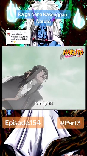 Naruto Anime Episode 154 Part 3: Raiga's Rasengan Attack