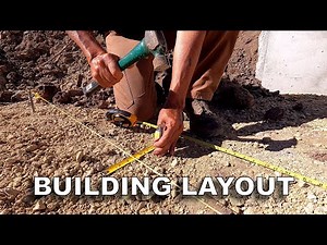 Laying Out Our Woodshop Like ‪@RRBuildings‬ ― with String and Batter Boards