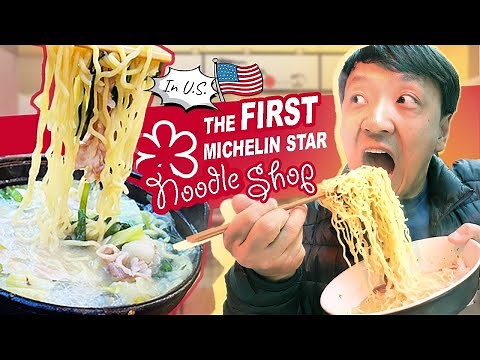 The ONLY Michelin Star NOODLES in America! KOREAN RAMEN