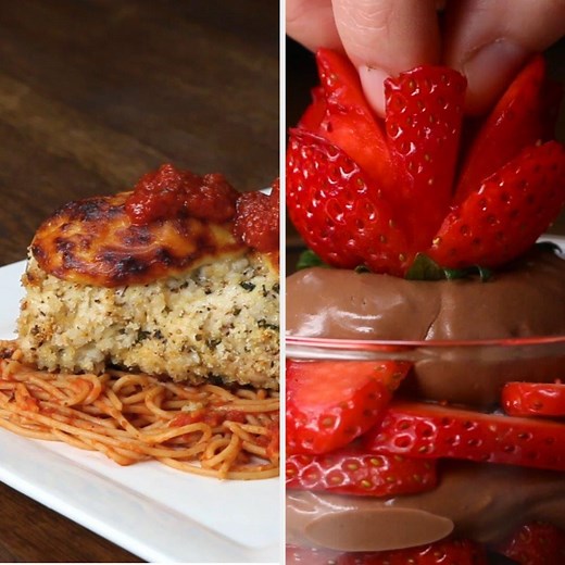 😍 Recipes: https://tasty.co/compilation/romantic-yet-healthy-dinner-for-two | Tasty