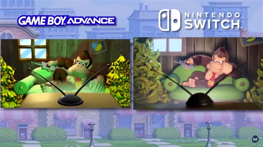 Mario Vs. Donkey Kong intro video and GBA comparison