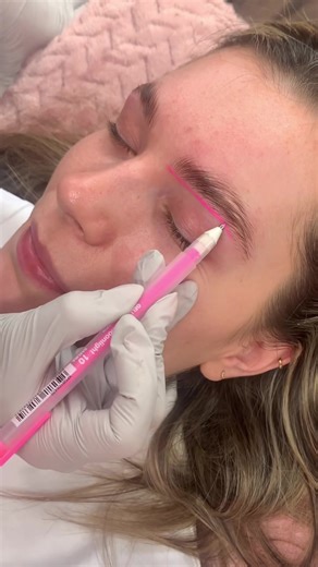 Covering Childhood Scar with Brow Lamination | Manchester Eyebrow Transformation