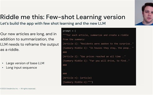LLM Module 4： 调优和评估语言模型 ｜ 4.4 少样本学习