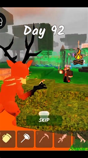 Duo play use vampire reach 100days 70 minute #roblox #99nightintheforest