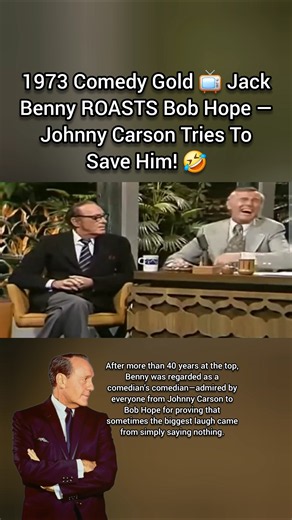 1973 Comedy Gold 📺 Jack Benny ROASTS Bob Hope — Johnny Carson Tries To Save Him! 🤣