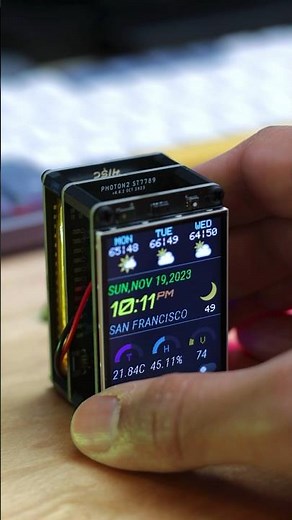 Playing with gauge design to display temperature, humidity, and VOC air quality. #arduino #iot
