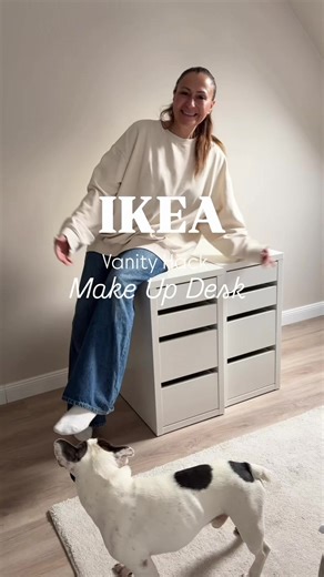 DIY IKEA Vanity Desk: Easy Home Decor Project