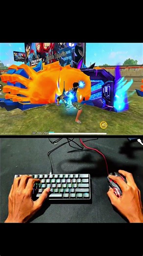 Free Fire Gaming keyboard mouse🖱️⌨️📲 Gameplay #mixpro #geekgamer #shorts #shortsviral #youtubeshorts