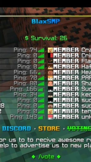 Our SMP just reached its new peak #nobatidao #blaxsmp #minecraft ‪@BLAXExtras‬