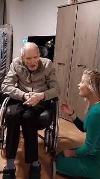 Rudy has dementia. Enjoy his beautiful tenor voice during this lovely duet of 'Panis Angelicus'