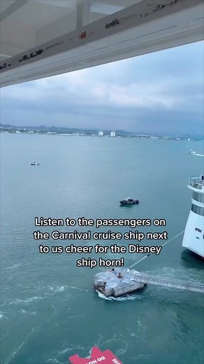 One of my favorite things about Disney Cruise Line is the ship horn! (Repost from earlier this year)
