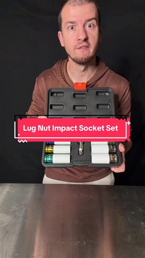 The VEVOR 1/2” Drive Lug Nut Impact Socket Set is built for people who actually use their tools — not just store them. With 8 deep, 6-point sockets in both SAE and metric, plus a solid extension bar, this set bites down hard on stubborn lug nuts without rounding, slipping, or whining. Why it slaps: \t•\tCr-Mo steel strength that eats high torque for breakfast \t•\tDeep 6-point grip that locks onto lug nuts like a vice \t•\tRust-resistant coating so they stay clean, tough, and ready \t•\tBold siz