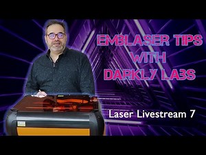 Emblaser projects and Lightburn cutting tips - Laser Livestream 7