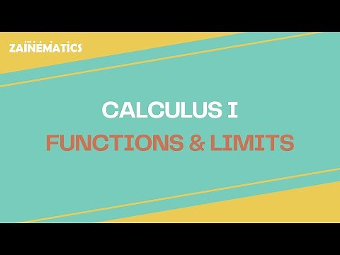 LECTURE 1: CALCULUS 1 | FUNCTIONS AND LIMITS