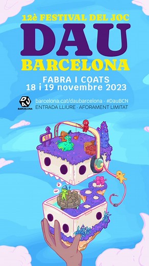 176K views · 242 reactions |  Tothom a la casella de sortida!  Els dies 18 i 19 de novembre, la Fabra i Coats es convertirà en un tauler de joc! 朗 Un any més, DAU Barcelona ens permetrà jugar a tota mena de jocs, des dels més moderns als clàssics! ♟️ Estàs a punt per començar la partida? ℹ barcelona.cat/daubarcelona | Barcelona Cultura | Facebook
