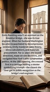Emily Roebling secretly engineered the Brooklyn Bridge for 11 years after her husband's collapse. | The History Drop