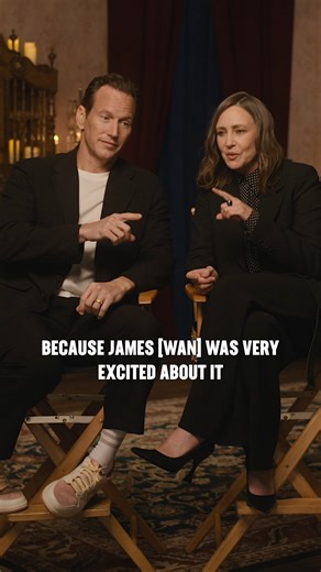 Vera Farmiga and Patrick Wilson reflected on seeing the Valak Easter eggs in #TheConjuring2. See them reunite for the final time in #TheConjuringLastRites - In theaters NOW! Get your tickets here👇 fandan.co/TheConjuringLastRites | Fandango