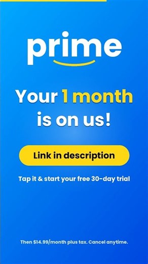 Get 30 Days of Amazon Prime FREE 🎁