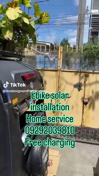 Ebike Solar installation